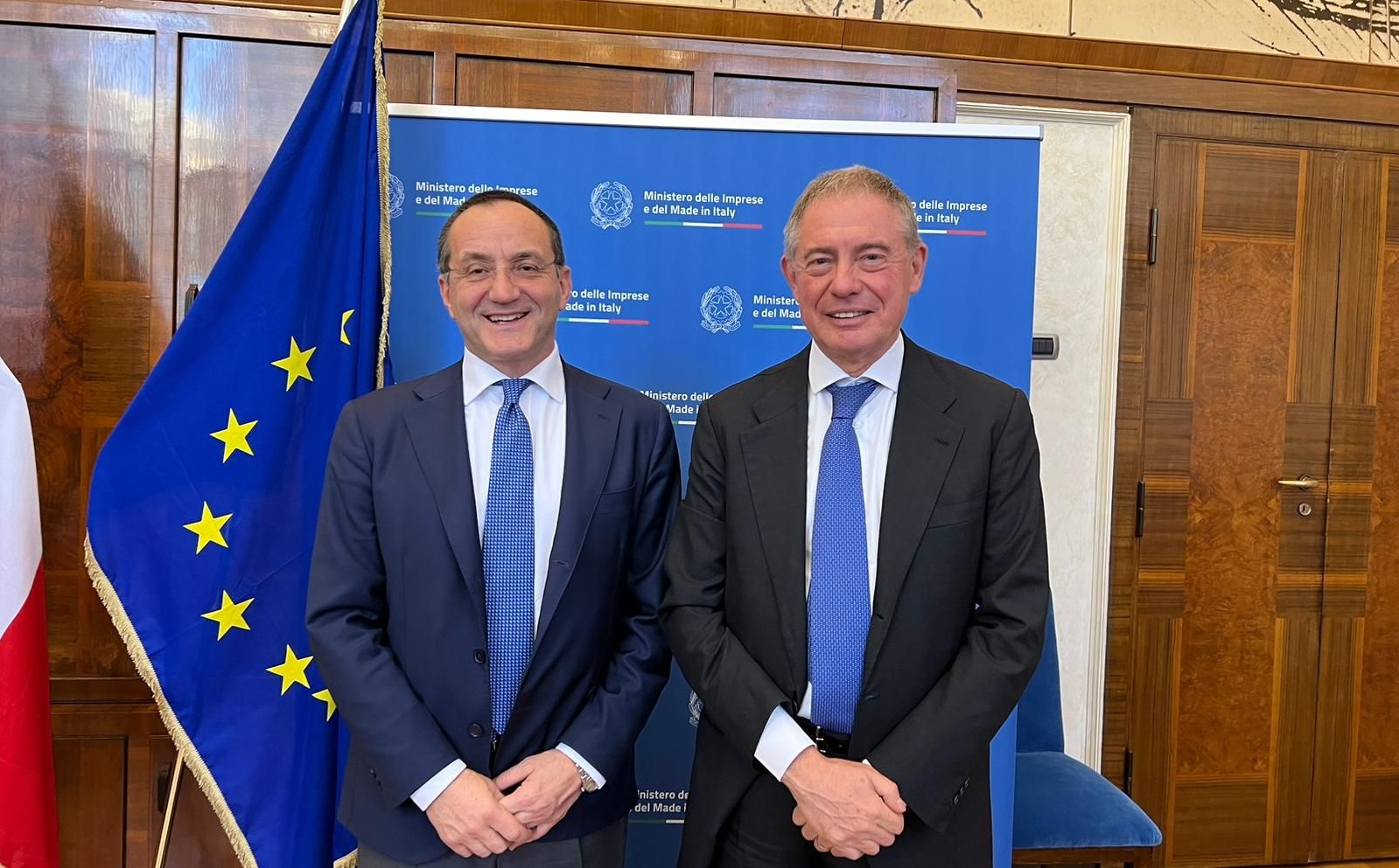 fabrizio greco e adolfo urso