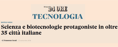 Sole 24 ore Biotech Week