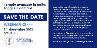 evento terapie avanzate 24 novembre