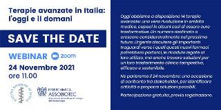 evento terapie avanzate 24 novembre