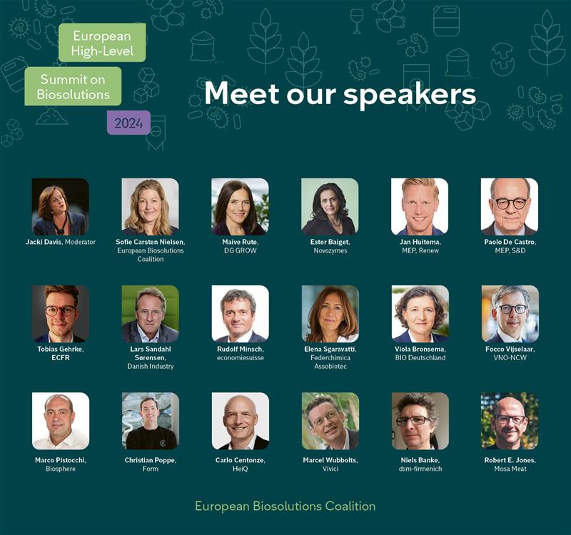 European high-level summit on biosolutions