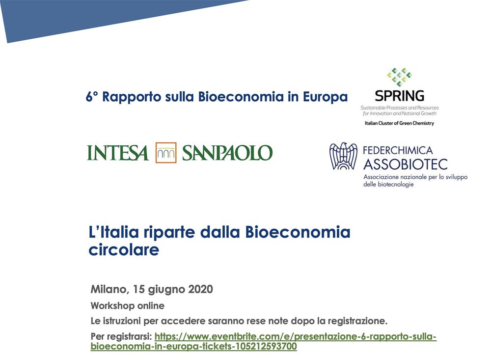 presentazione rapporto bioeconomia