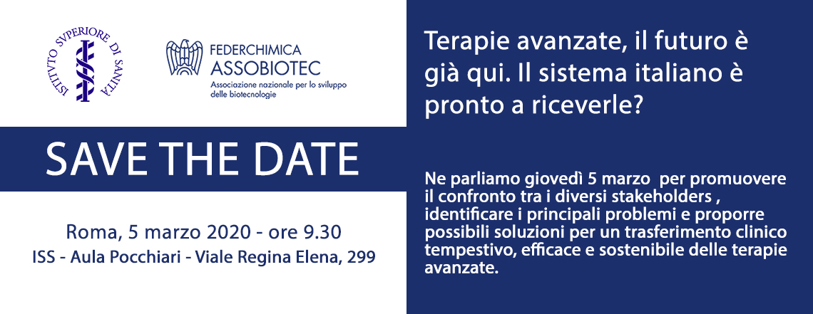 evento terapie avanzate 5 marzo